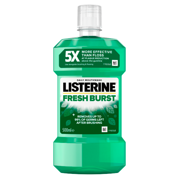 Listerine Essentials Fresh Burst Mouthwash 500ml We Get Any Stock