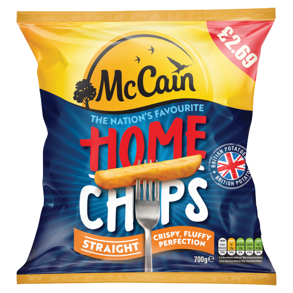 Mccain Straight Cut Home Chips £2.69 700g