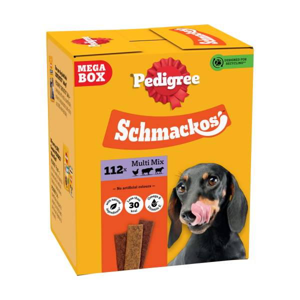 Pedigree Schmackos Adult Dog Treats Meaty Multi Mix 110 Sticks 790g