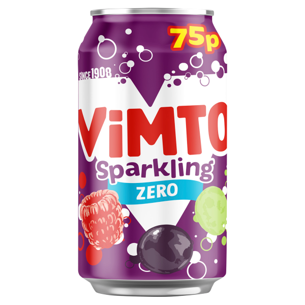Vimto Carb No Added Sugar PMP 75p 330ml