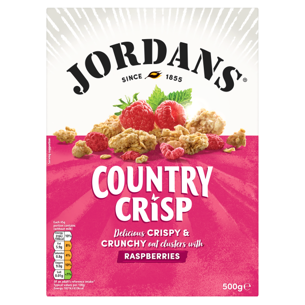 Jordans Country Crisp with Tangy Raspberries 500g