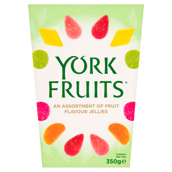 York Fruits An Assortment of Fruit Flavour Jellies 350g