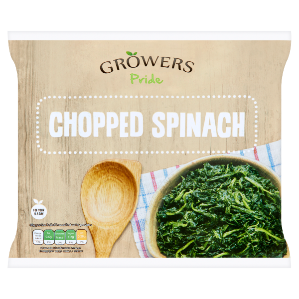 Growers Pride Chopped Spinach 450g