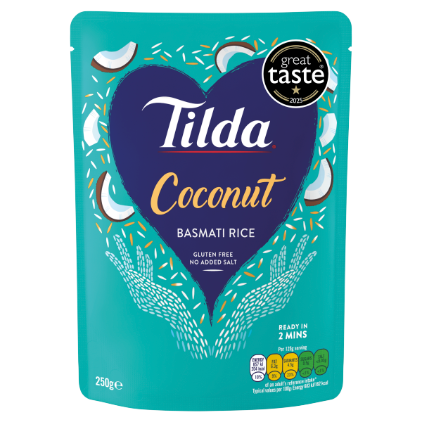 Tilda Microwave Coconut Basmati Rice 250g