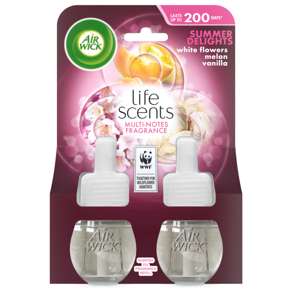 Airwick Electrical Plug In Refill Twin Summer Delights 17ml We Get