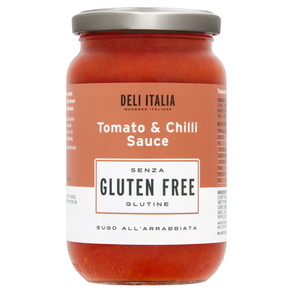 Deli Italia Gluten Free Tomatto & Chilli Pasta Sauce 350G We Get Any
