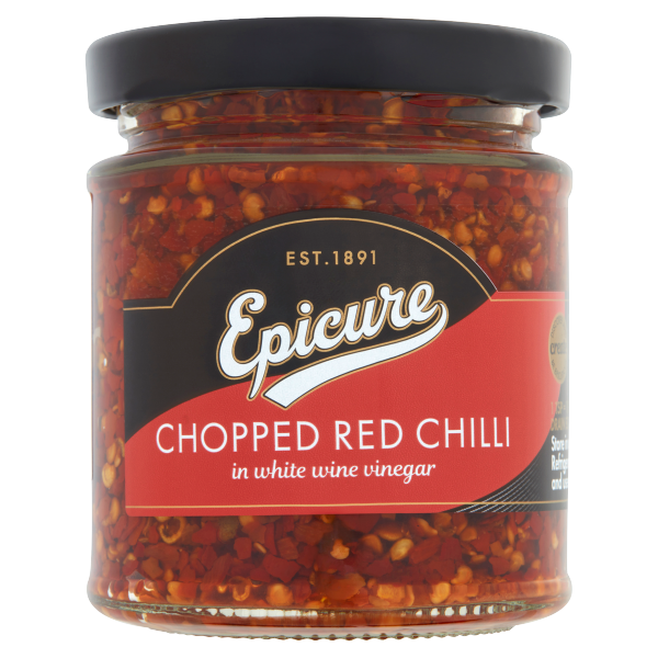 Epicure Chopped Red Chillies 180G
