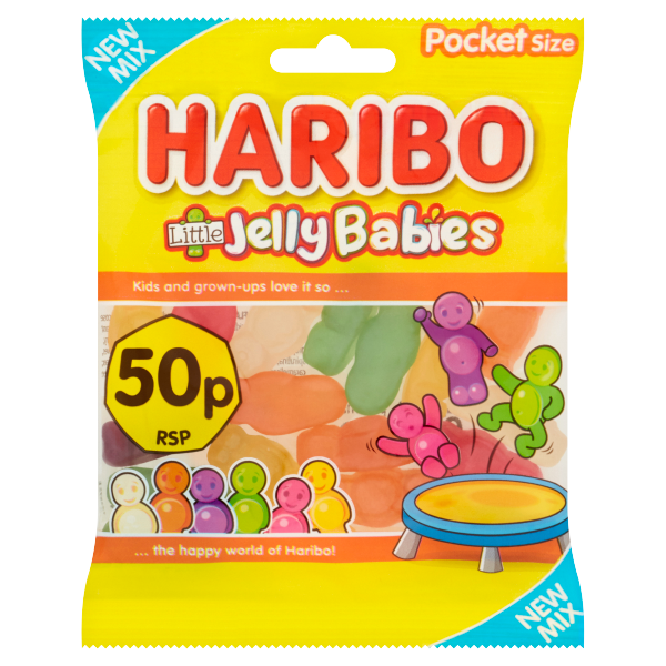 HARIBO Little Jelly Babies Bag 60g 50p PM We Get Any Stock