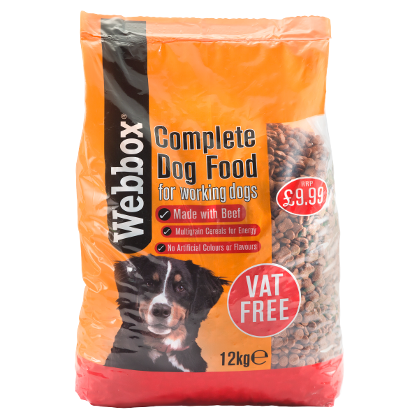 Webbox Complete Dog Food , Beef Pm £9.99 12kg