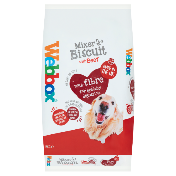 Webbox Mixer Biscuit with Beef 2kg