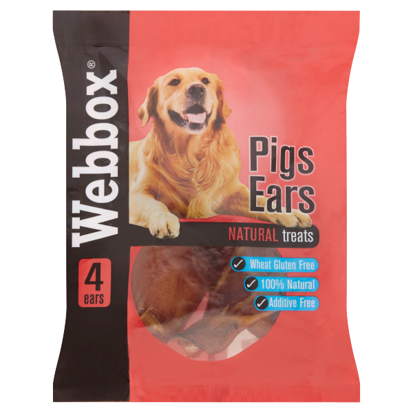 box 4 Pigs Ears Natural Treats We Get Any Stock