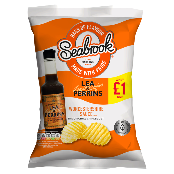 Seabrook Lea & Perrins Worcestershire Sauce Flavour 70g We Get Any Stock