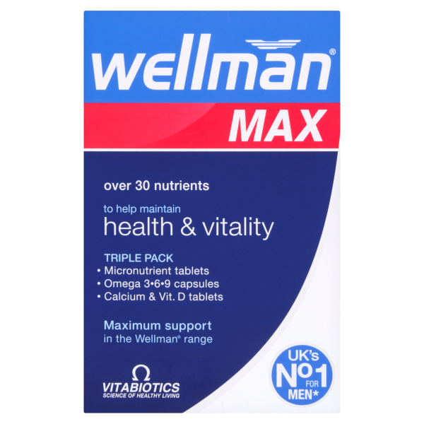 Vitabiotics Wellman Max 84 Tablets