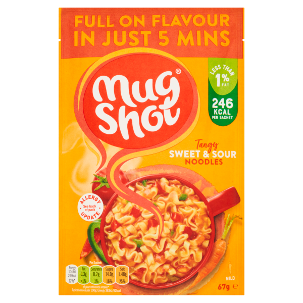 Mug Shot Tangy Sweet & Sour Noodles 67g