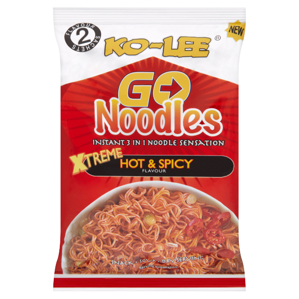 Ko-Lee Go Noodles Xtreme Hot & Spicy Flavour 85g