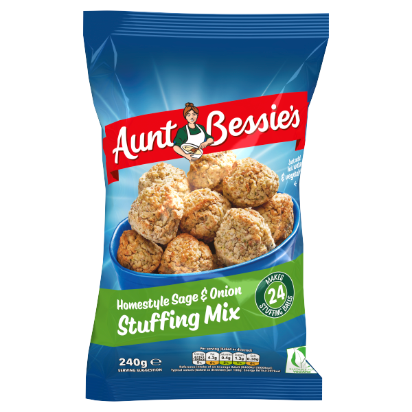Aunt Bessie's Homestyle Sage & Onion Stuffing Mix 240g