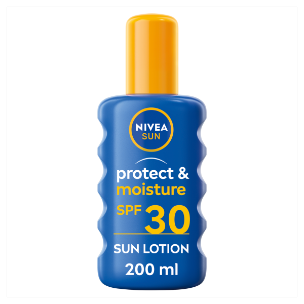 NIVEA SUN Protect & Moisture Sunscreen Spray SPF 30 200ML We Get Any Stock