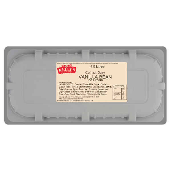 Kelly's Cornish Vanilla Bean Ice Cream 4.5ltr