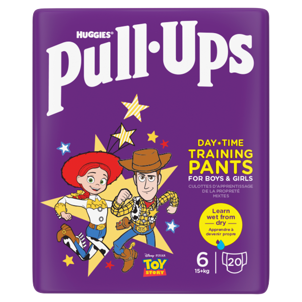 Huggies® Pull-Ups® Trainers Day, Boy, Size 2-4 Years, Nappy Size 5