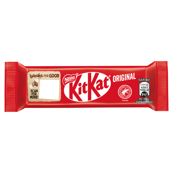 Kit Kat 2 Finger Orange Chocolate Biscuit Bar Multipack 5+1 Free Pack