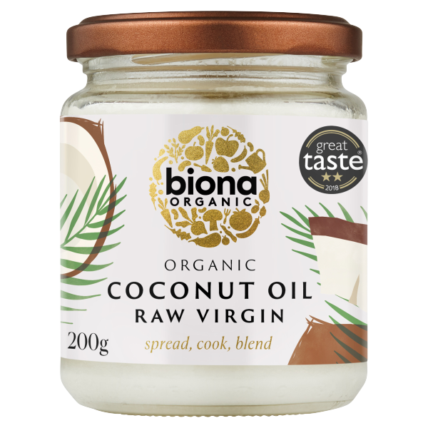 Biona Organic Coconut Oil Raw Virgin 200g