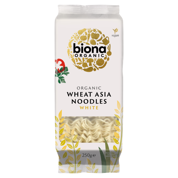 Biona Organic Wheat Asia Noodles White 250g