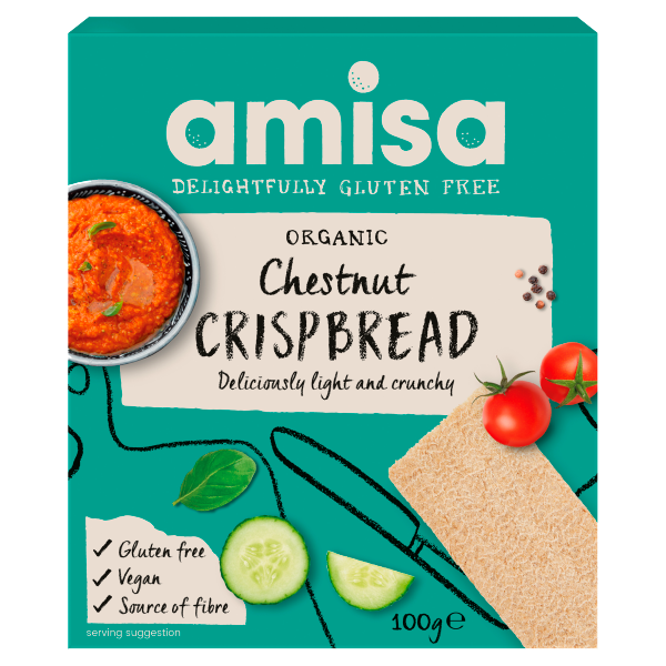 Amisa Organic Chestnut Crispbread 100g