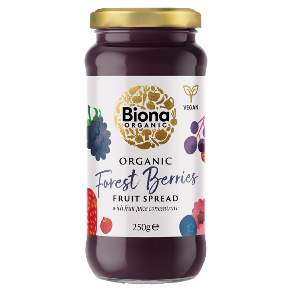 Biona Organic Forest Berries Fruit Spread 250g