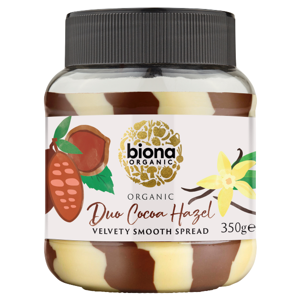 Biona Organic Duo Cocoa Hazel Velvety Smooth Spread 350g