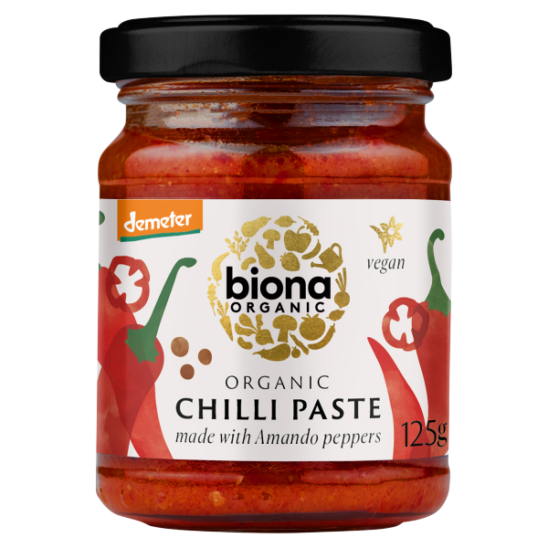 Biona Hot Chili Paste Organic Demeter 125g