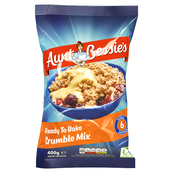 Aunt Bessies Ready to Bake Crumble Mix 400g