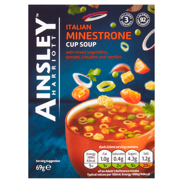 Ainsley Harriott Italian Minestrone Cup Soup 69g