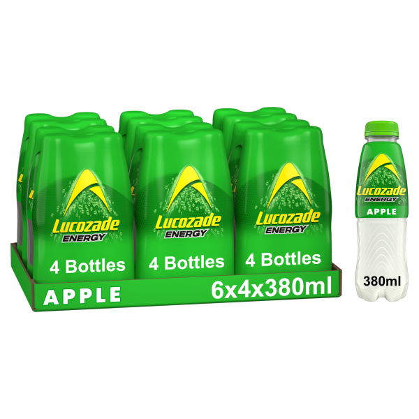Lucozade Energy Drink Apple Blast 4x380ml We Get Any Stock