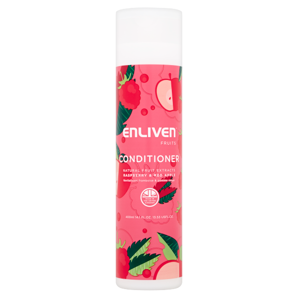 Enliven Fruits Conditioner Raspberry & Red Apple 400ml We Get Any Stock