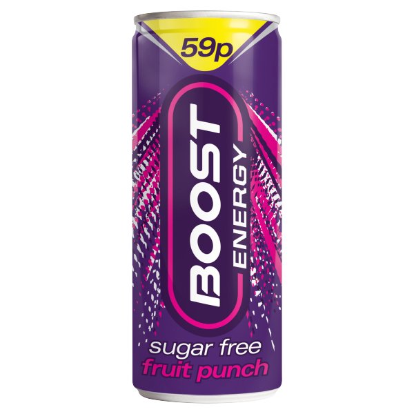 Boost Energy Sugar Free Fruit Punch 250ml