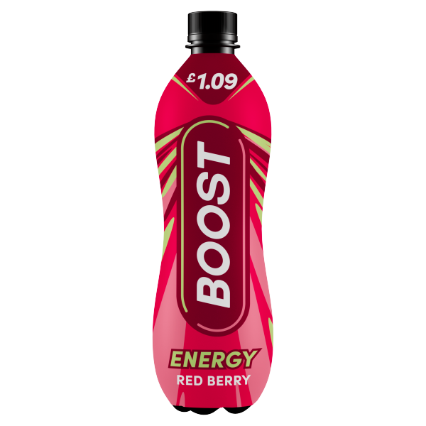 Boost Energy Red Berry Pm £1.09 500ml