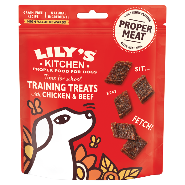 Lily's Kitchen Time for School Training Treats with Chicken & Beef 70g