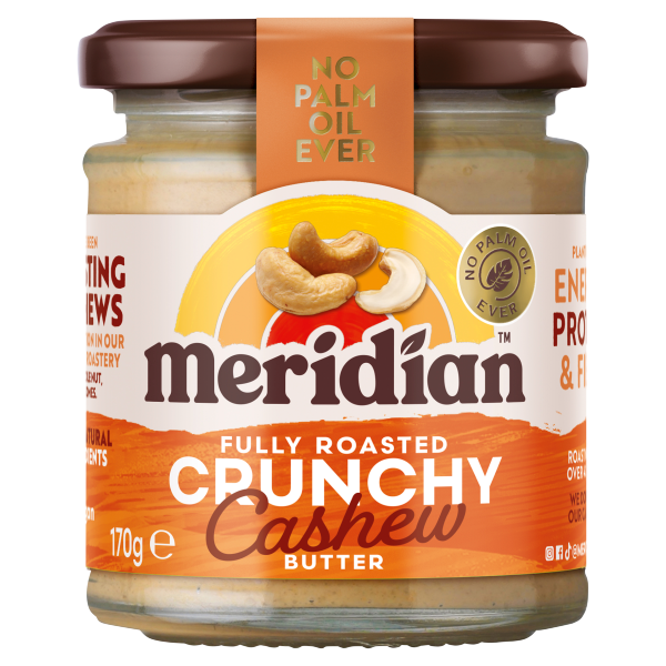 Meridian Crunchy Cashew Butter 170g Jar
