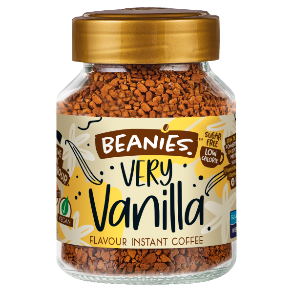 Beanies Very Vanilla Flavour Instant Coffee 50g We Get Any Stock