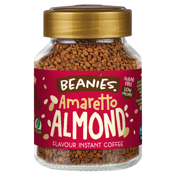 Beanies Amaretto Almond Flavour Instant Coffee 50g