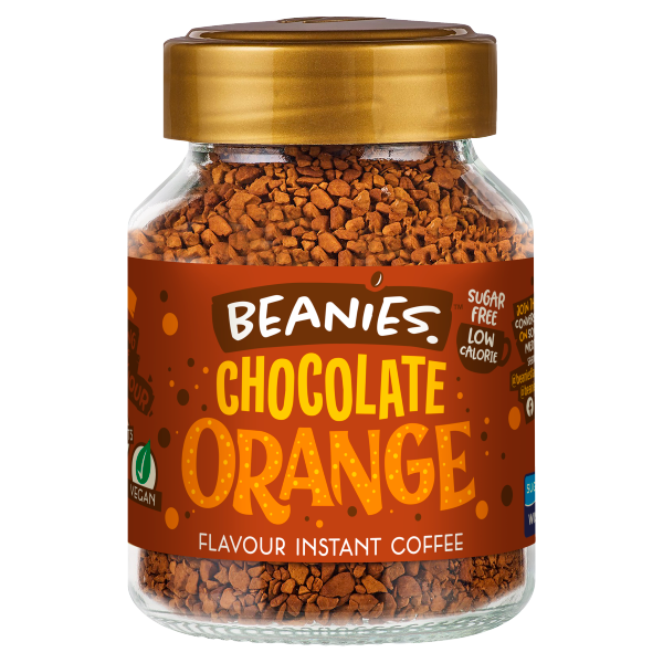 Beanies Chocolate Orange Flavour Instant Coffee 50g