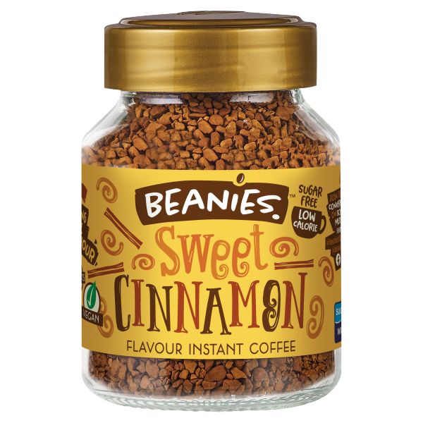 Beanies Sweet Cinnamon Flavour Instant Coffee 50g