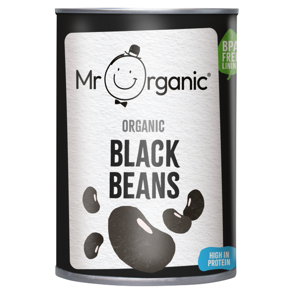 Mr Organic Black Beans 400g