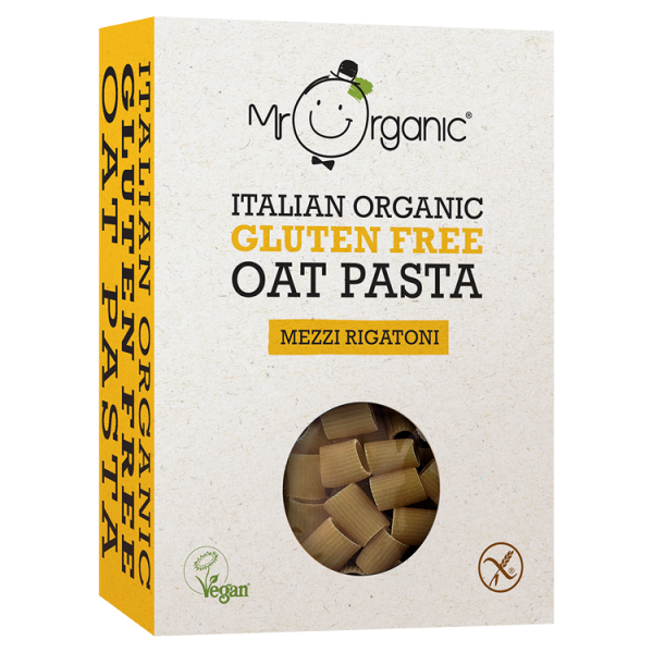 Mr Organic Italian Gluten Free Oat Mezzi Rigatoni Pasta 340g