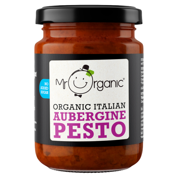 Mr Organic Italian Aubergine Pesto 130g