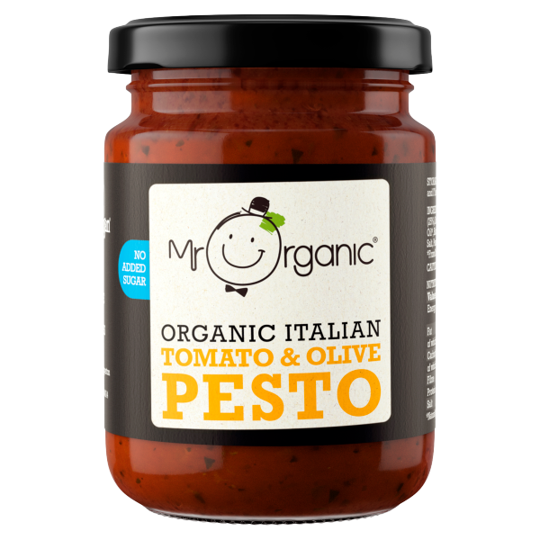 Mr Organic Organic Italian Tomato & Olive Pesto 130g