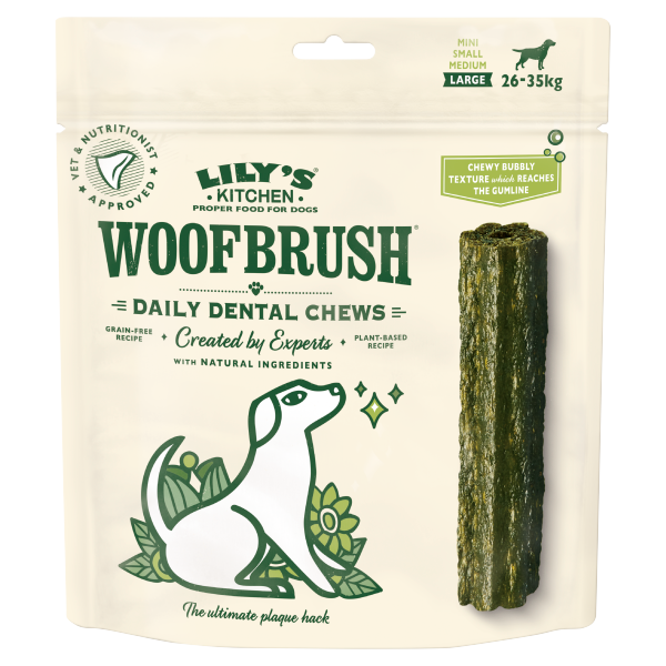 Lily's Kitchen Large Woofbrush Daily Dental Chews 26-35kg 329g