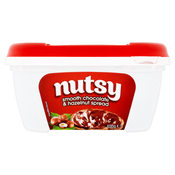 Nutsy Smooth Chocolate & Hazelnut Spread 400g We Get Any Stock