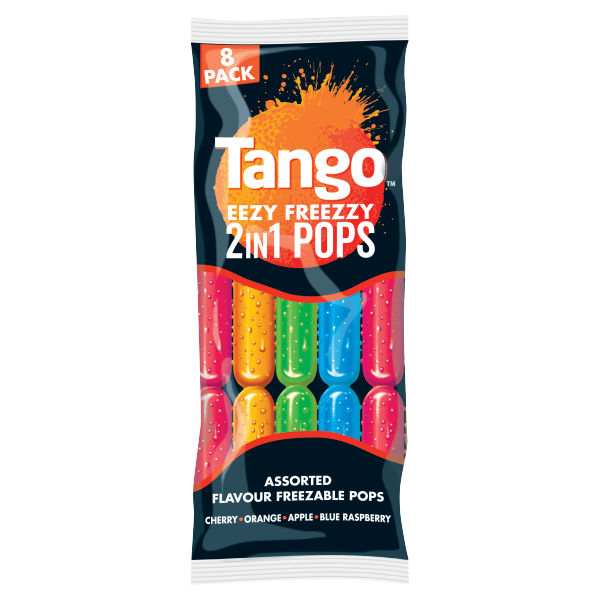 Tango 2 in 1 Freeze Pops 8pk (600ml) - We Get Any Stock