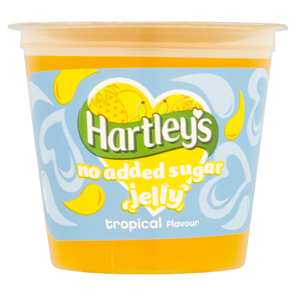 Hartley's No Added Sugar Jelly Tropical Flavour 115g